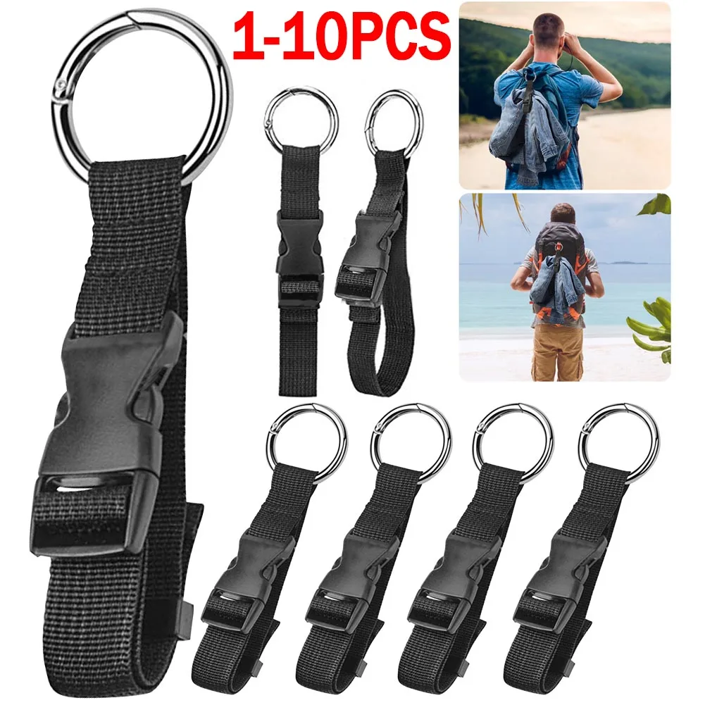 Travel Luggage Fixed Strap Portable Backpack External Strap With Release Buckle Add-A-Bag Luggage Strap Belt Jacket Gripper