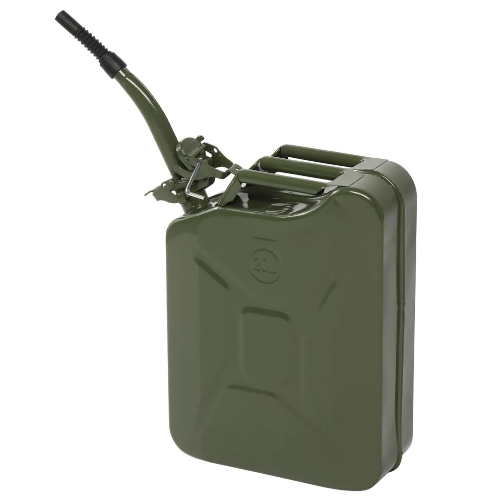 

20L Portable American Fuel Oil Petrol Diesel Storage Can Army Green