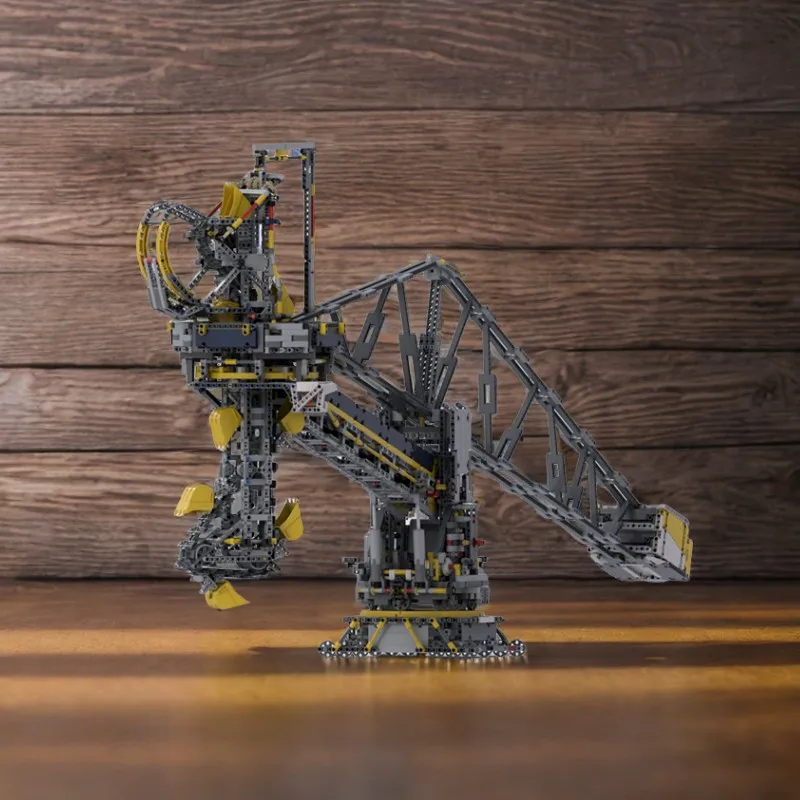 

3518Pcs Eco-Friendly Port Unloader Model MOC Educational Building Blocks with Powered Rotation & Lifting Functions