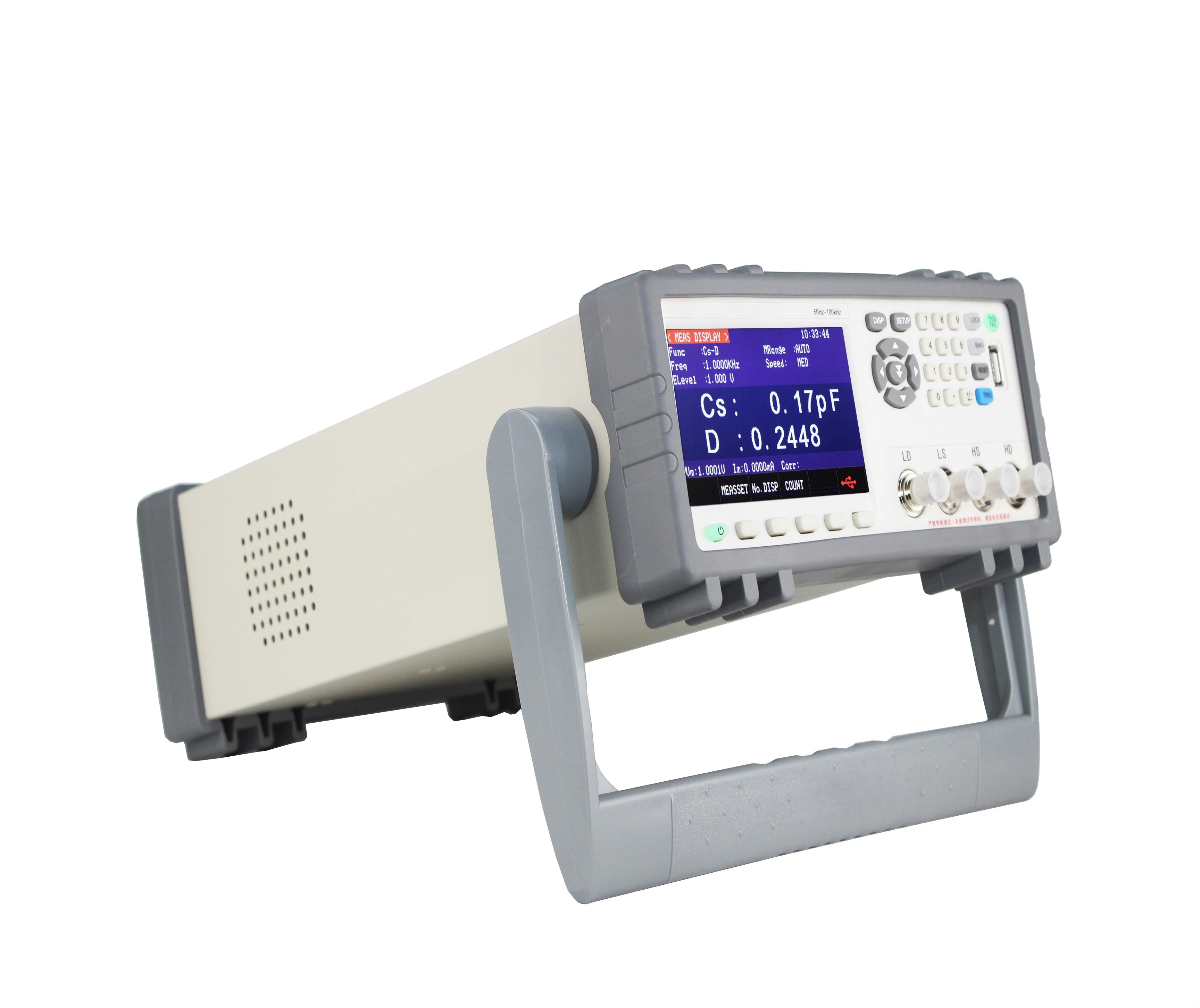 100KHz Digital LCR Meter, High Precision Inductance Capacitance Resistance Tester for Component Measurement