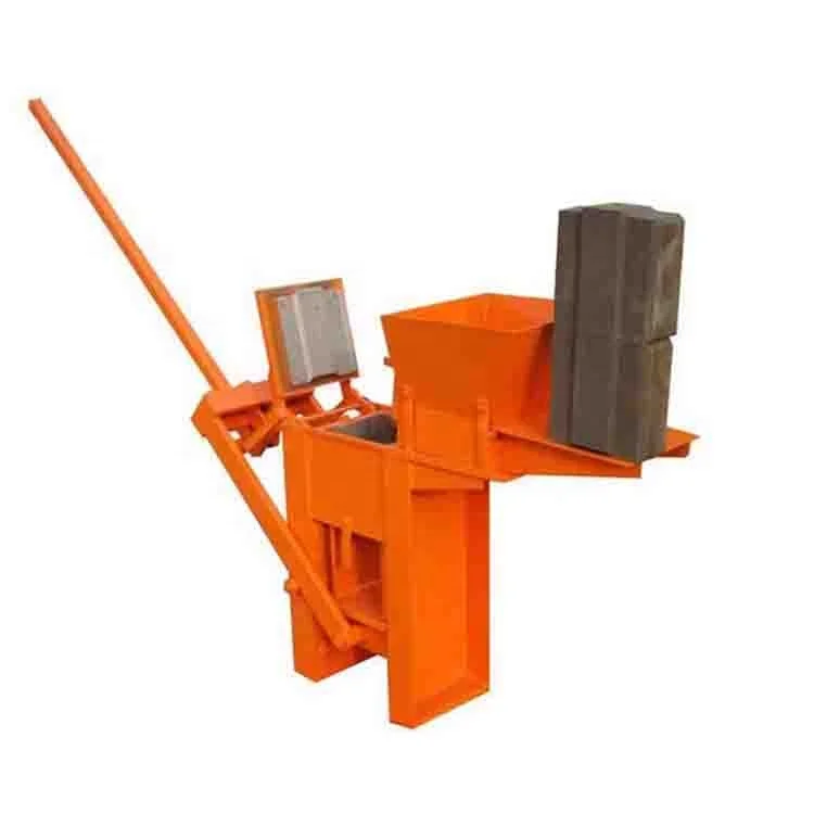 2-40 Interlocking clay pressed brick machine manual compressed earth block making machine and mud brick machine