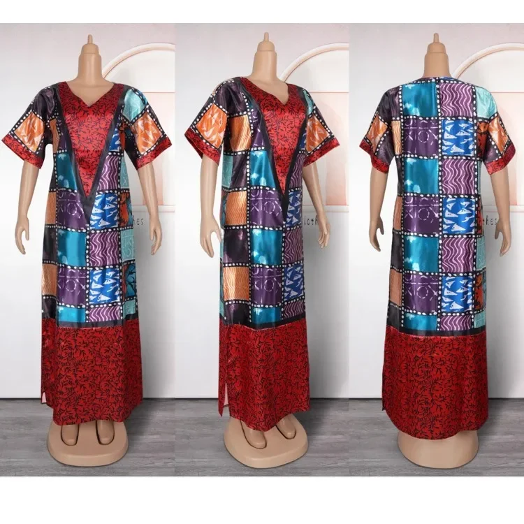 Vestidos africanos para mulheres roupas tradicionais africanas dashiki ancara roupas vestido abayas robe muçulmano kaftan maxi vestido longo 2024