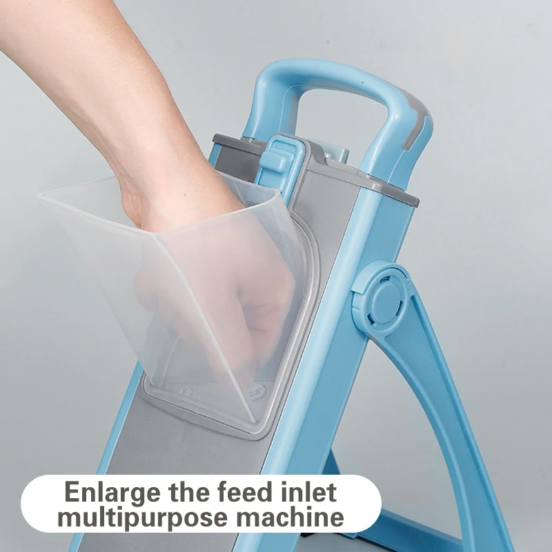 مفرمة خضروات متعددة الوظائف ومحضر طعام، مناسبة للبطاطس والجزر والبصل وأداة المطبخ المبشرة #4