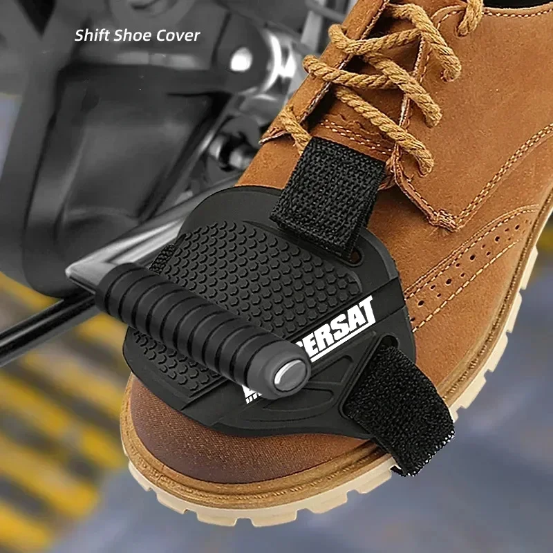 Motorcycle Riding Anti-slip Shoe Cover Motorcycle Shoes Foot Cover Motorcycle Boot Shifter Protector Protective Pad 1/2/4 pcs