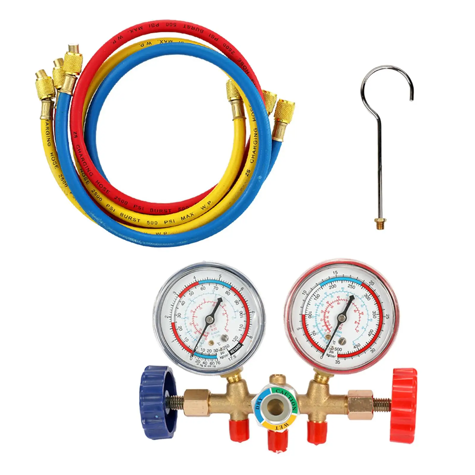 R22 R404a Manifold Gauge for R134A Charging Hose Adapter s