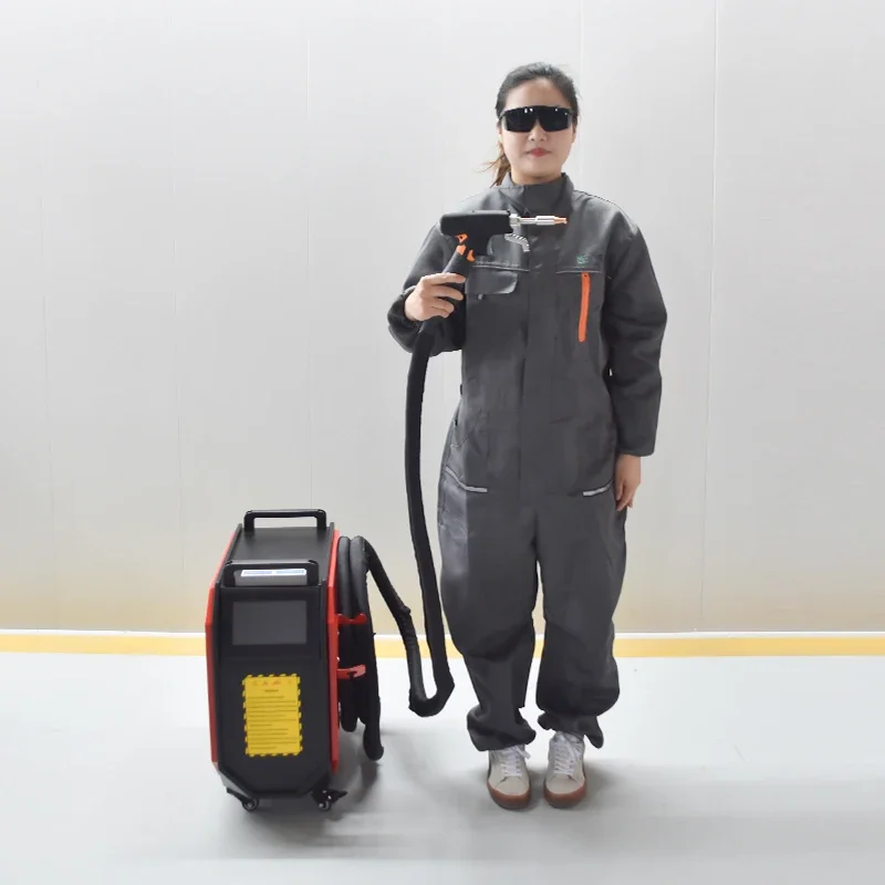 Air cooled automatic handheld mini fiber  welders  4 in 1 Portable fiber  welding machine prices