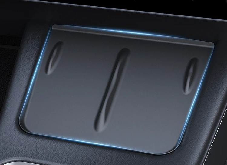 Figzero Gloednieuwe Center Control Draadloos Opladen Siliconen Pad Anti-Slip Mat Voor Tesla Model3