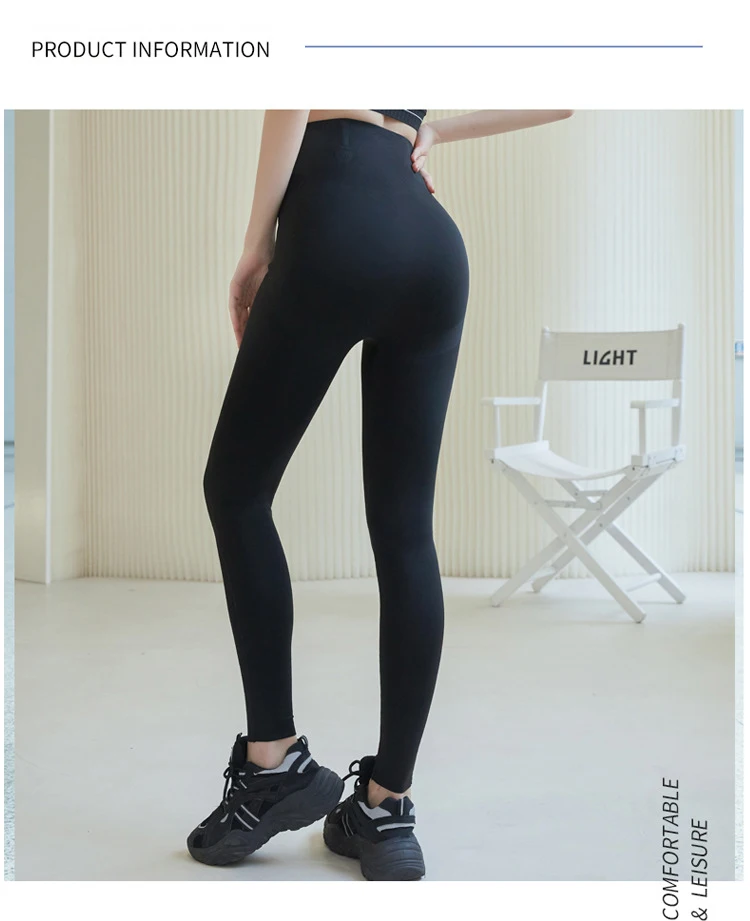 BIVIGAOS Micro-Pressed Butt Lifter Leggings Women 5D Slim Spring Autumn High Waist Fitness Push Up Leggings Sport Shark Pants