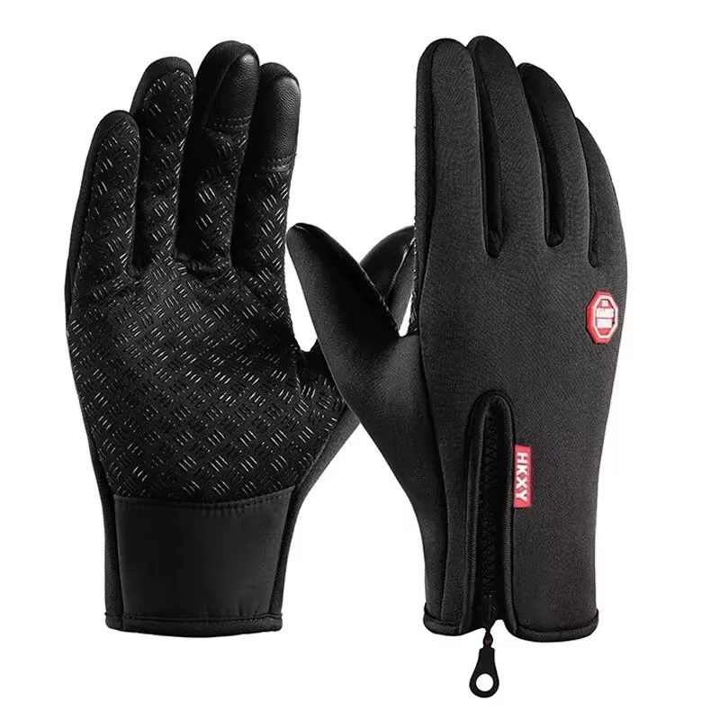 Luvas de inverno para homens e mulheres touchscreen quente ao ar livre ciclismo condução motocicleta luvas frias à prova de vento antiderrapantes