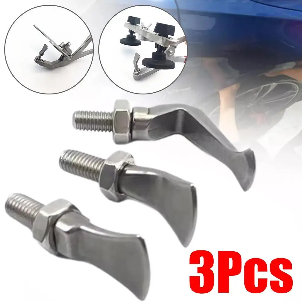 

3Pcs Pliers Tips Sheet Metal Car Door Body Edge Crimp Plier Head Replacement Professional Dent Repair Pliers Head Accessories