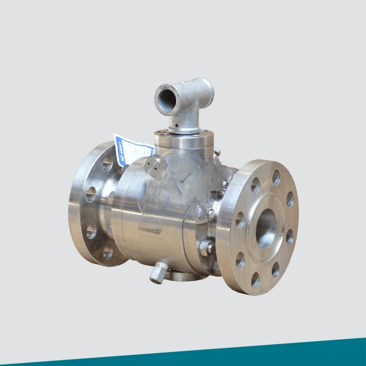 

F316L forged steel three-piece flange ball valve high temperature and high pressure Q61N-320R3 American standard fixed ball