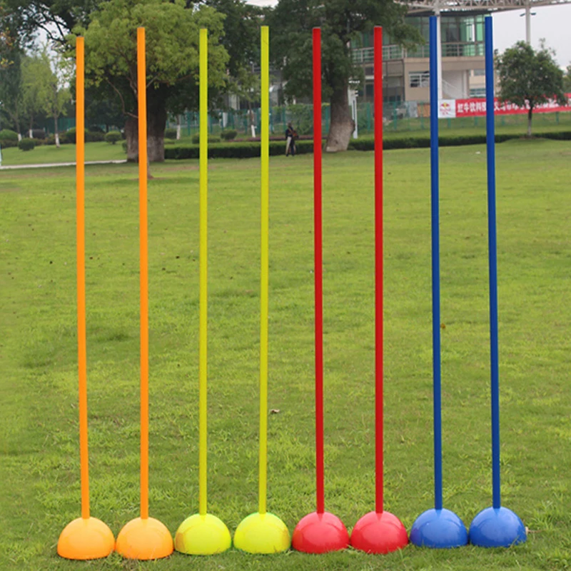 1Pcs Water Injection Base Football Door Pole Flag Logo Bar Training Equipment Sign Obstacle Marker Rod