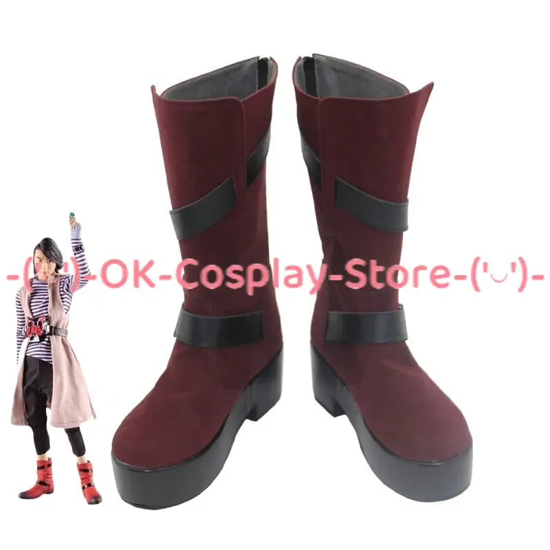 Philip Cosplay Shoes Sonozaki Raito Cosplay Prop Halloween Carnival Boots PU Leather Shoes Custom Made