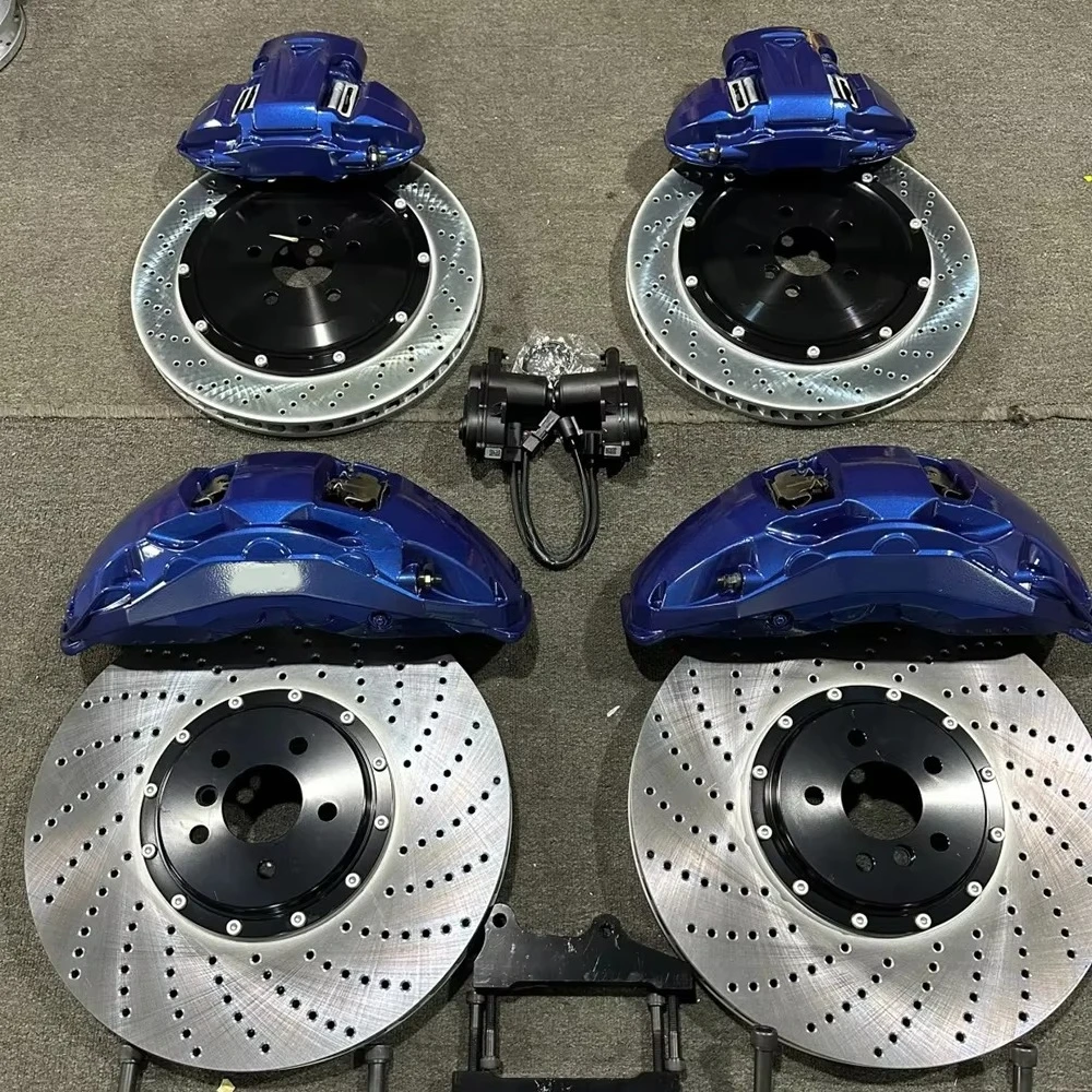 

2025 New custom F 10 piston calipers/10 cans calipers 420mm 4 cans 420mm E36 large brake kit