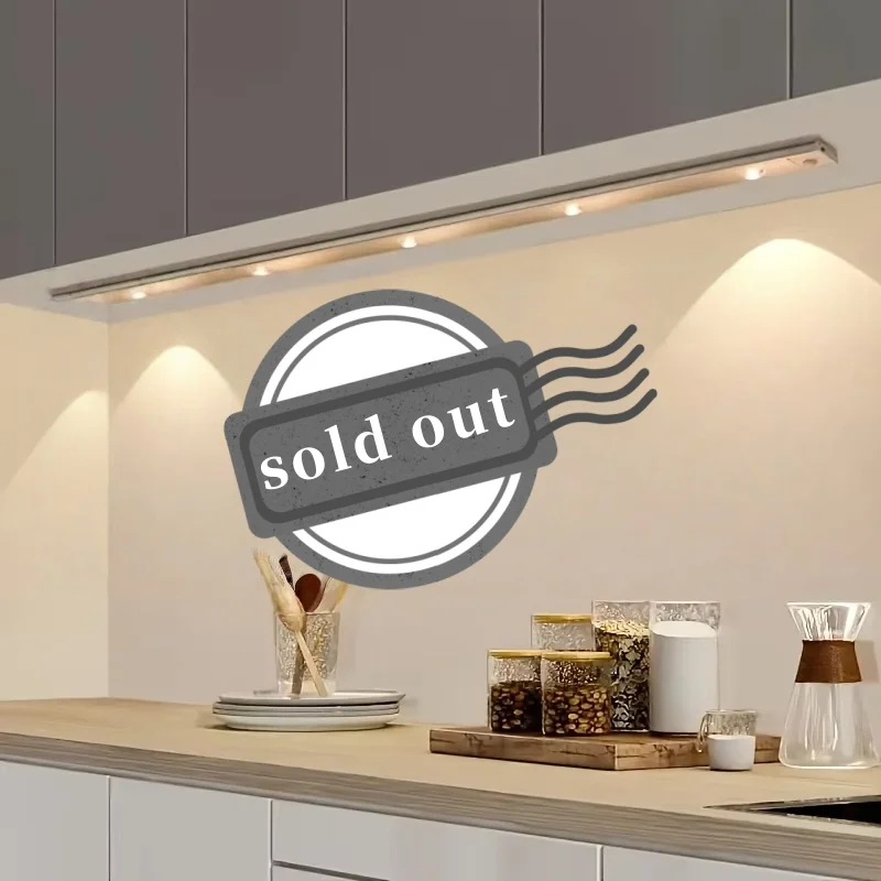 

Беспроводная интеллектуальная лампа с датчиком движения, трехцветная светодиодная лампа с перезаряжаемой USB и регулируемой яркостью, беспроводная связь для кухни и гардероба