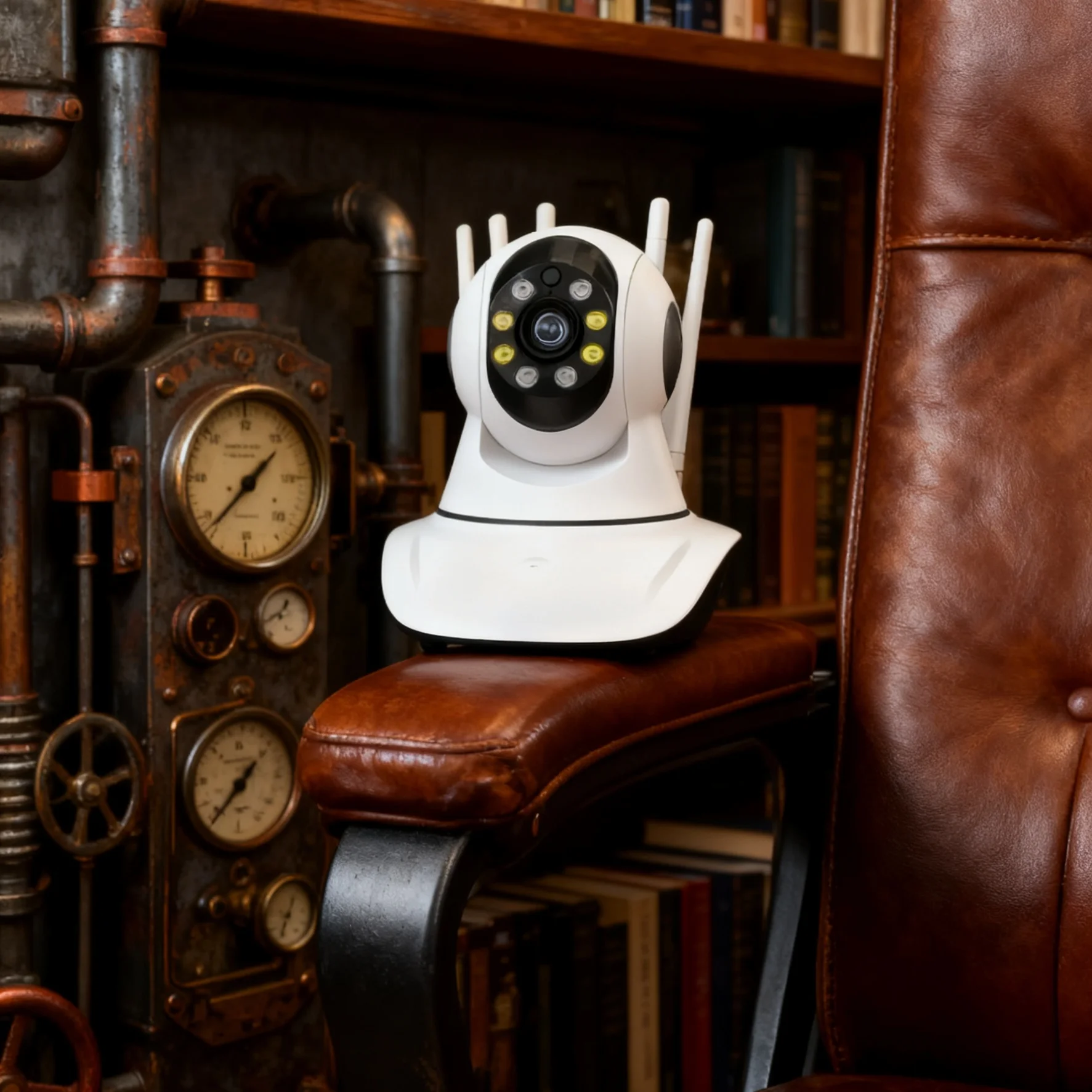 كاميرا أمان داخلية للرؤية الليلية GTQ - توفر مراقبة عالية الوضوح لمنزلك.