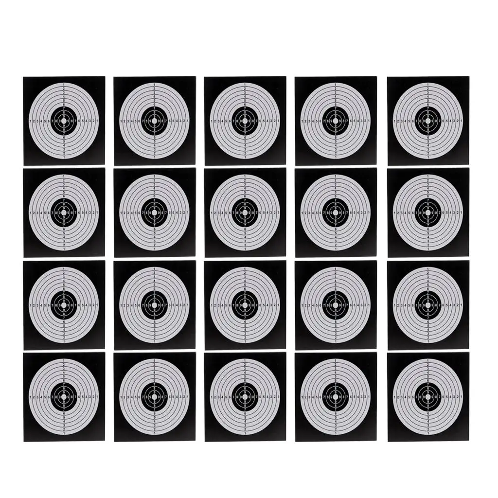 20x Paper Target Cardboard Hunting Accessories