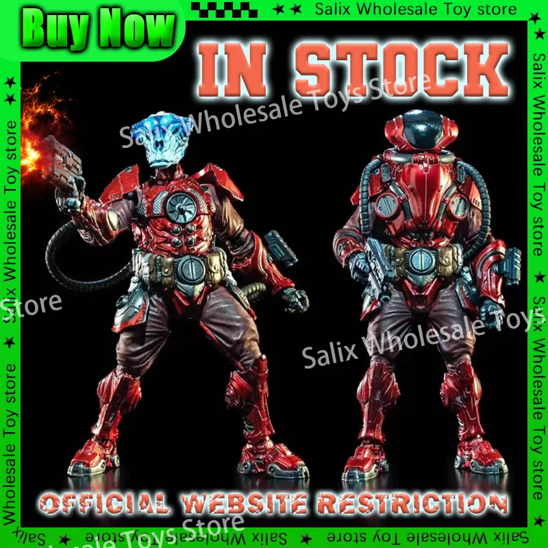 Four Horsemen Pilot Red Jets Xesray Series Cosmic Legions Outpost Zaxxius T.U.5.C.C. 1/12 6inch Amine Action Figures Gifts Toys