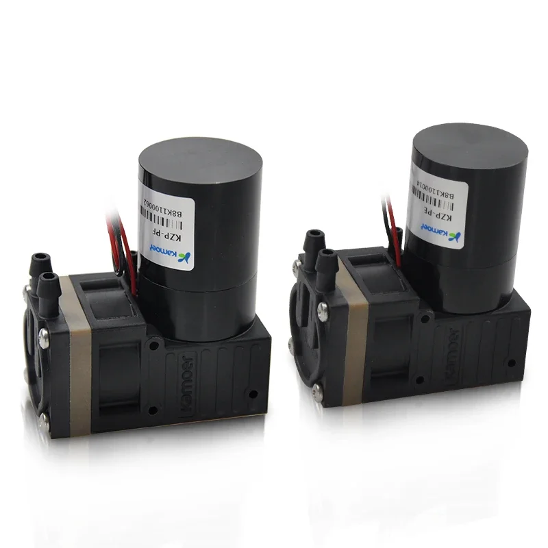 Kamoer Kzp 12V/24V Borstelloze Motor Positieve Negatieve Druk Mini Epdm Diafragma Enkele Kop Vacuüm Luchtpomp Hoge Precisie