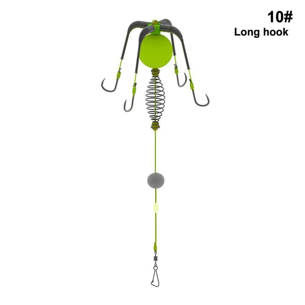 

1Pcs/lot Double Hook Explosive Fishing Hook Bomb Explosion Fluorescent Fishing Lure Bait Trap Anti-hanging Sharp Tool