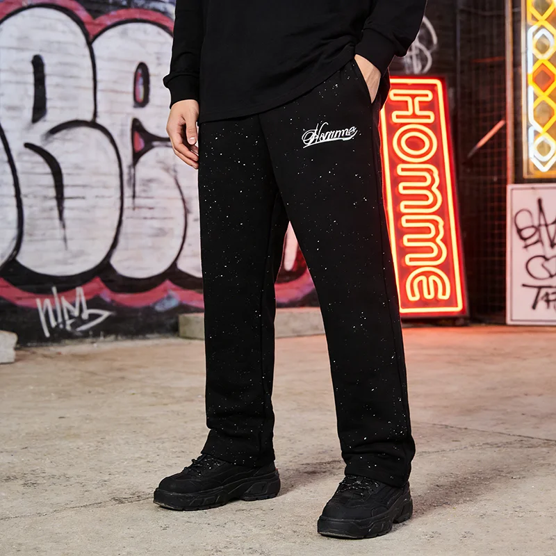 

Спортивные штаны унисекс с принтом звездного неба, весенние модные свободные повседневные универсальные удобные брюки