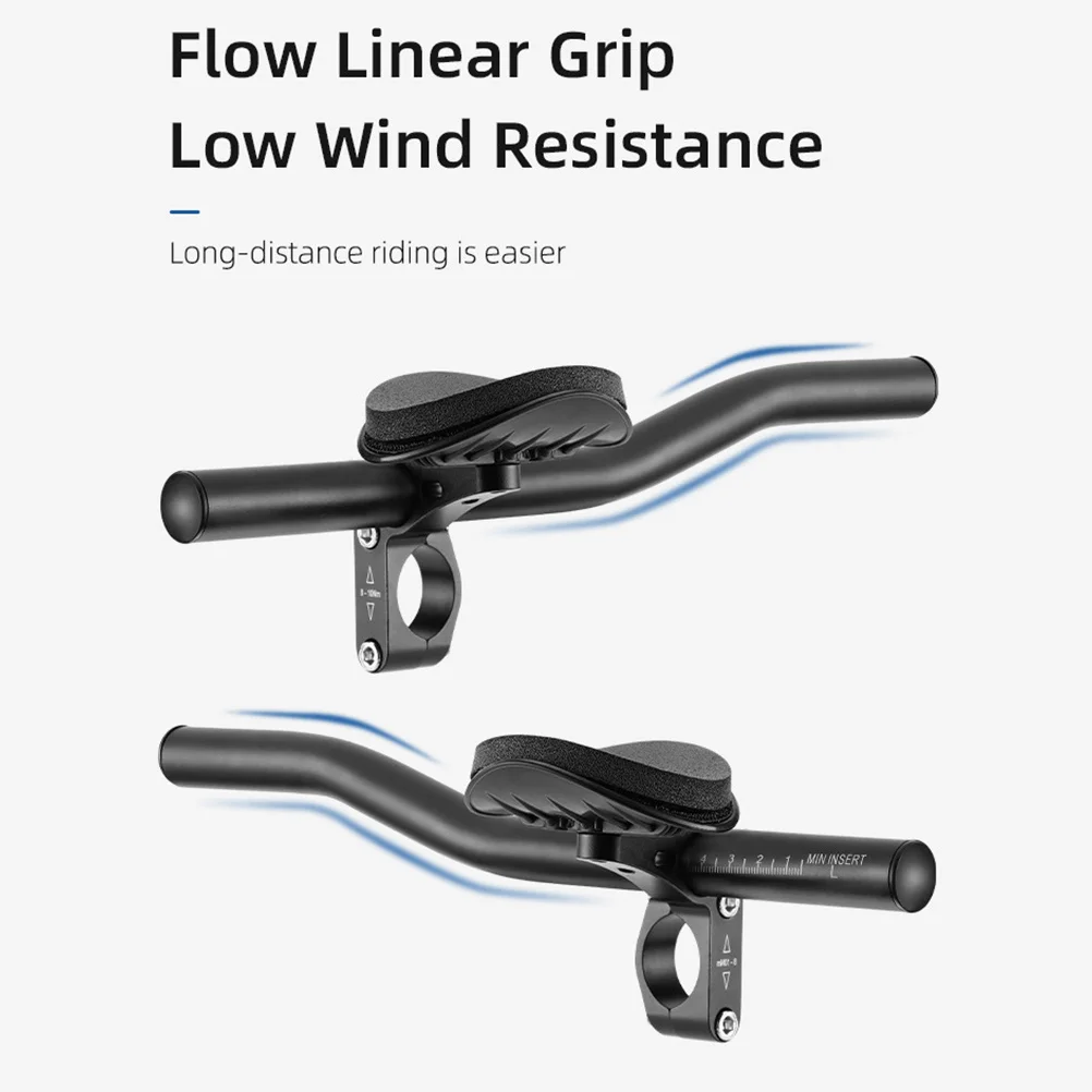 1Set Matte Front Beam Bike Handle Durable Safety Handlebar for Kids Outdoor Riding Accessories Bike Front Rest Handle