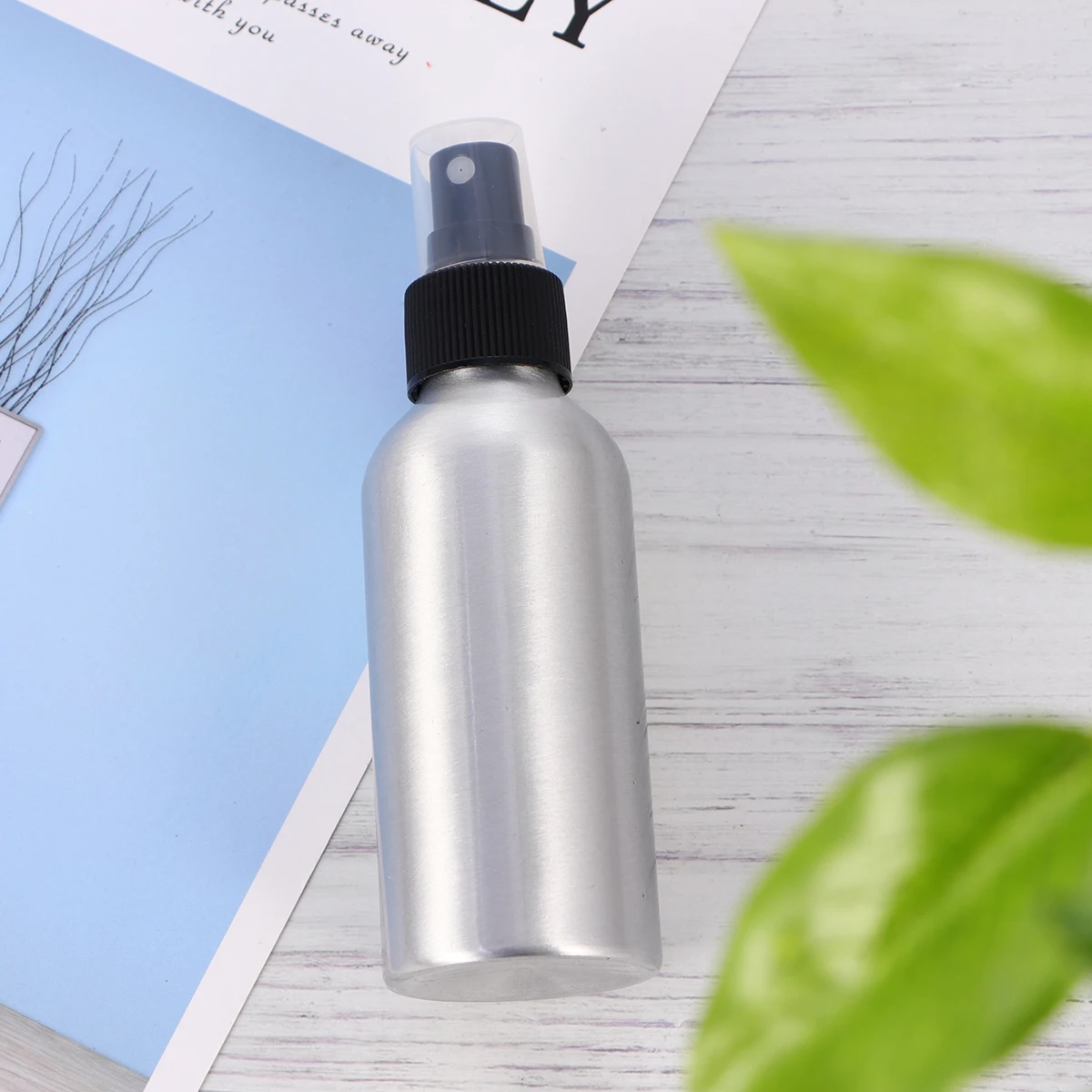 

2pcs 120Ml Sunscreen Spray Set Multi-Use Portable Aluminum Alloy Spray Bottle For Baking Travel Refillable Mist Sprayer