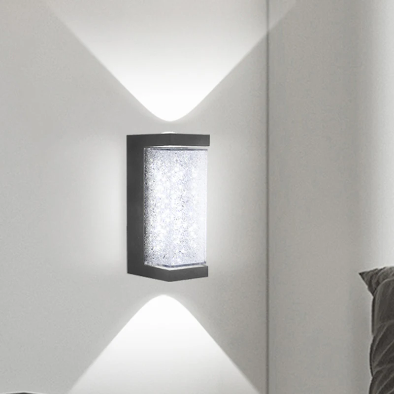 

Роскошная хрустальная искусственная настенная лампа, Современная искусственная стена, лампа для спальни, гостиной, прикроватная лестница, коридор, 10 Вт