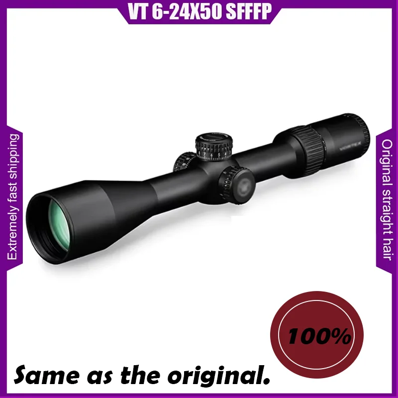 VT 6-24X50E FFP Scope Red Green Reticle Hunting Optical Sight Sniper Riflescope Tactical AirGun Accessories Rifle Hunt