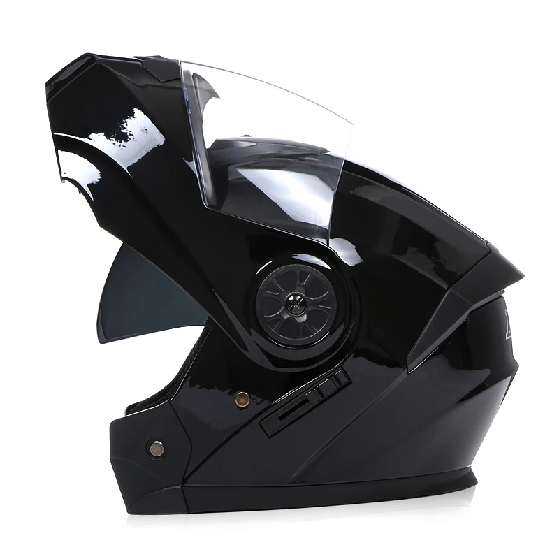 BLD Flip Up Helmets Full Face Motorcycle Helmet Personalised Dual Visor Casco Safety Fashion Ventilated DOT Certified