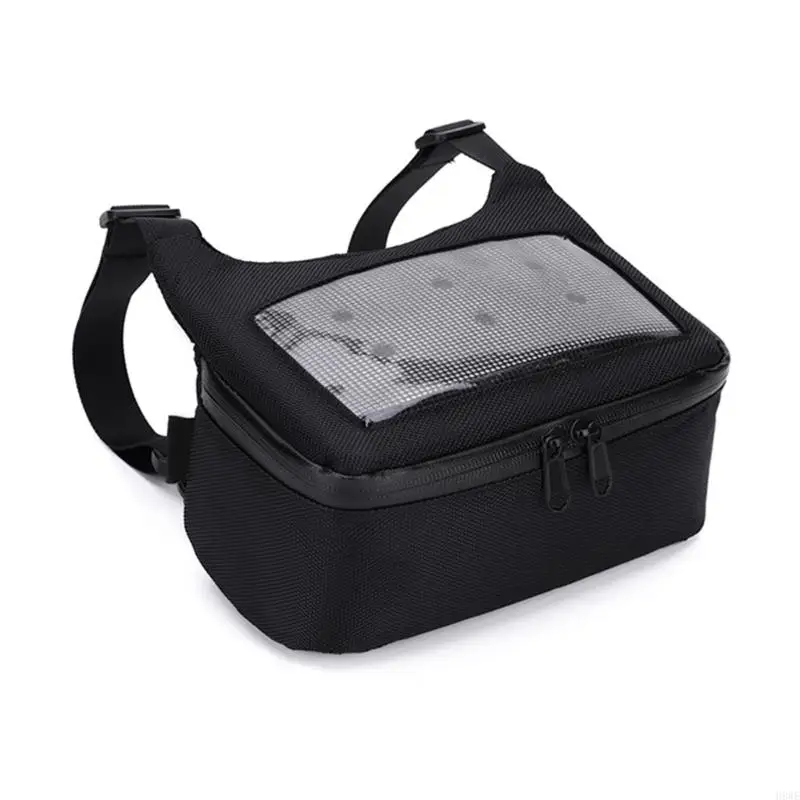 H8WE Motorbike Scooter Front Cloth Bag Storage Waist Bag Multifunction Waterproof Phone Navigation Pocket Windscreen Backpack