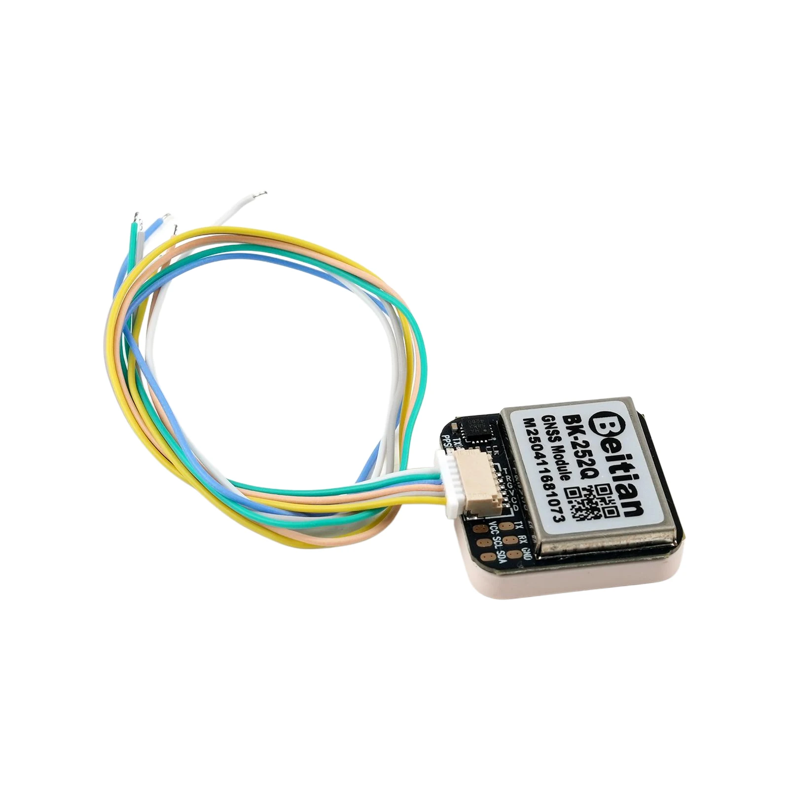BK-880Q GNSS GPS Module M9140 Chip 92 Channels QMC5883 Compass 28x28x8.5mm 1.25mm 6Pin Header for RC Drone FPV Flight Controller