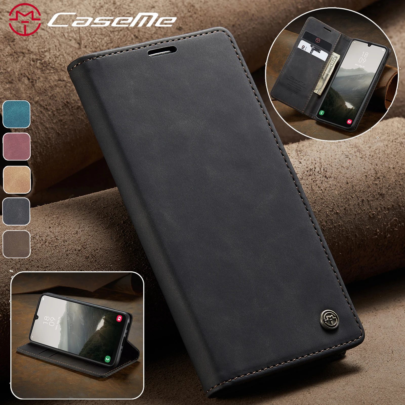 

Magnetic Soft Leather Flip Wallet Phone Cases for OnePlus Nord 8T 8 7 Pro Luxury Lanyard Back Stand Card Slot Cover Funda Hoesje