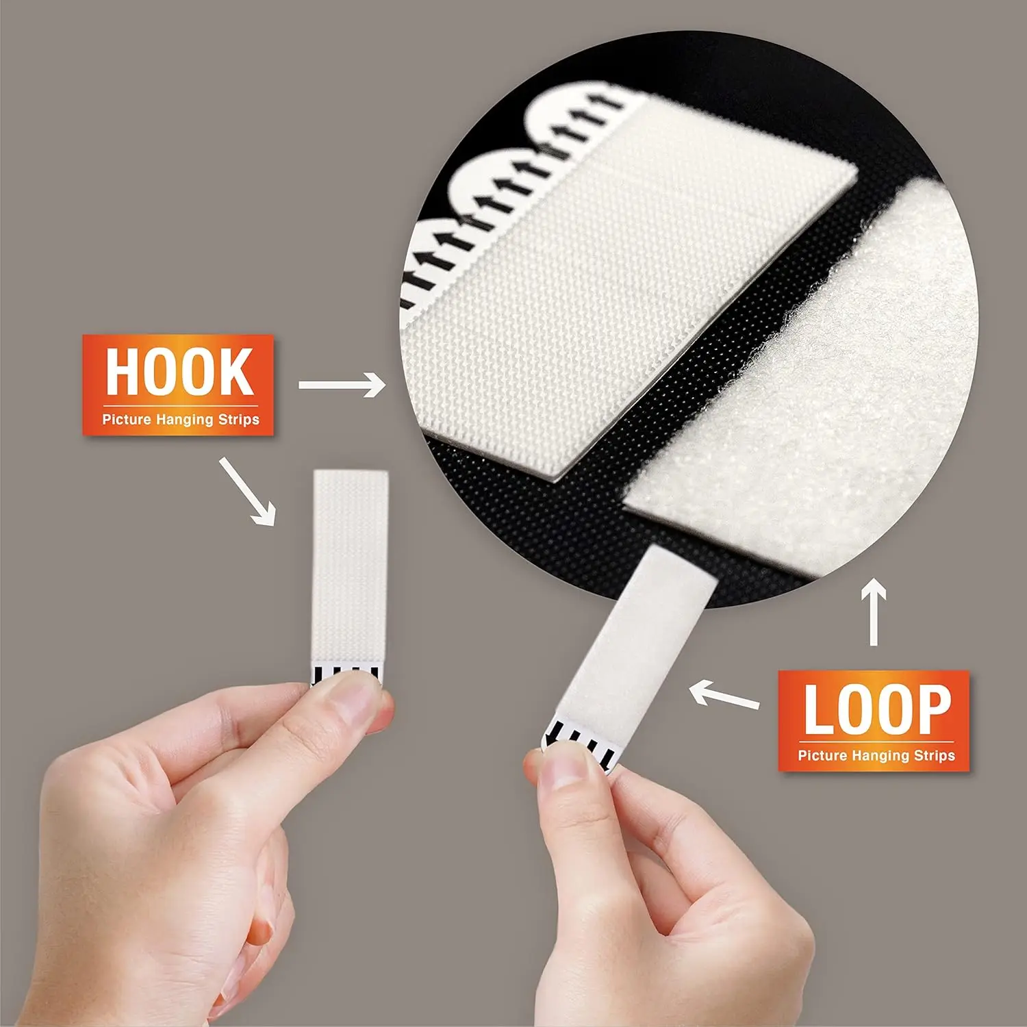 Self Adhesive Punch-free Frame Tape Strips Assorted Mounting Picture Frame Fixed Poster Wall Hook Decorate Fixing wall Hanger