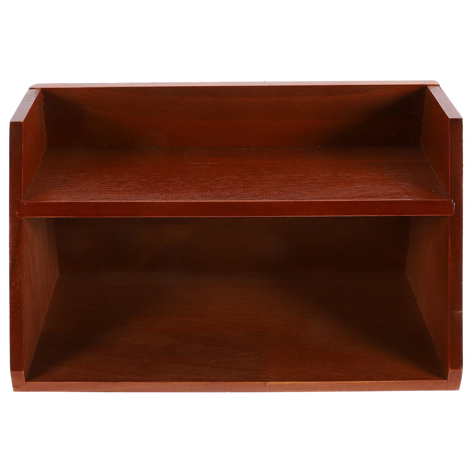 

Vintage Wooden Kitchen Spice Rack Sturdy Tiered Shelf Organizer for Countertop Office Bathroom Storage Spice Rack