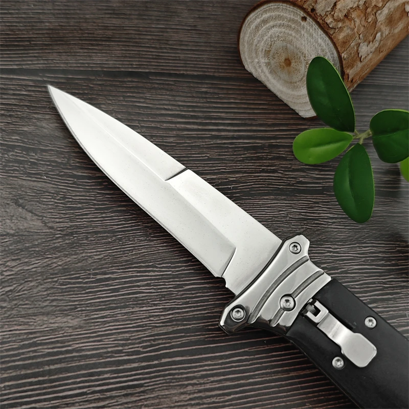 New version of Bullet Fish Outdoor Hunting Tactics Survival 440C Blade Rescue EDC Hiking Collection Folding Knife