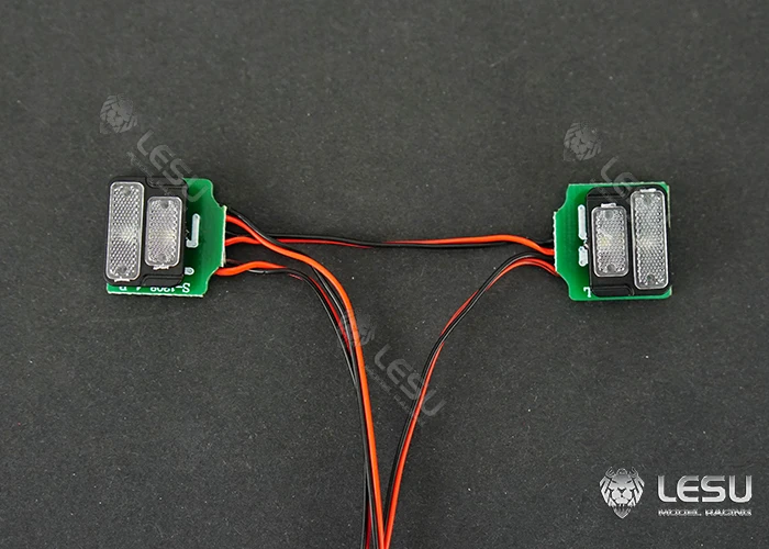 Rückleuchten mit Blinkfunktion, LED, 3V, Upgrade für 1/14 Tamiya RC, für SCANIA, MAN, Lesu, Actros, Bobcat, Lader, ferngesteuerte Spielzeugteile. – Detail 5
