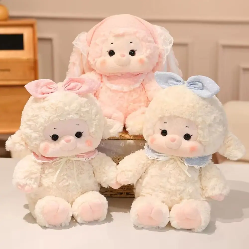 's Accompany Cartoon Sheep Simulation Soft Lamb Fluffy Cute Animal Fluffty Christmas
