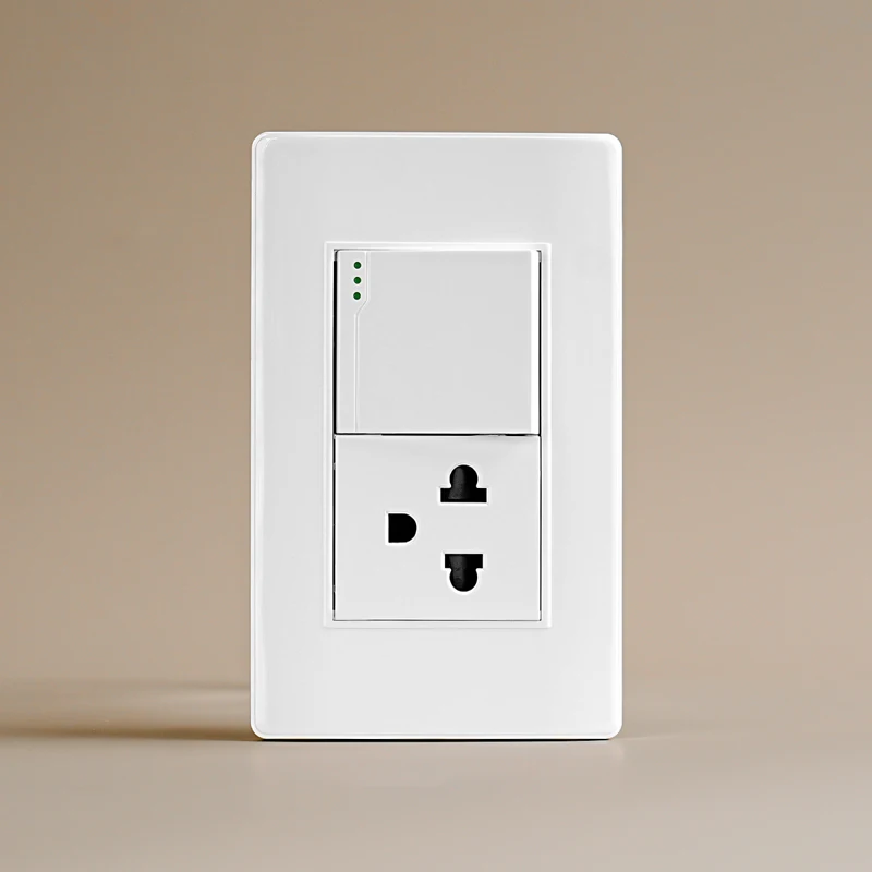 

South American 118B series PC panel one-switch Thai three-hole 10A one-switch single control dual control 250V