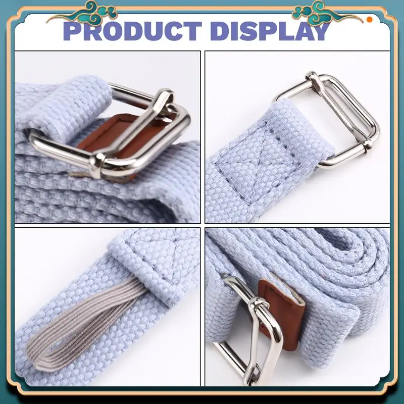 1.8 Meter Thickening Lacing Yoga Stretch Belt 5PCS Natural Cotton Open Shoulder Chest For Yoga Accessories Highly Recommended