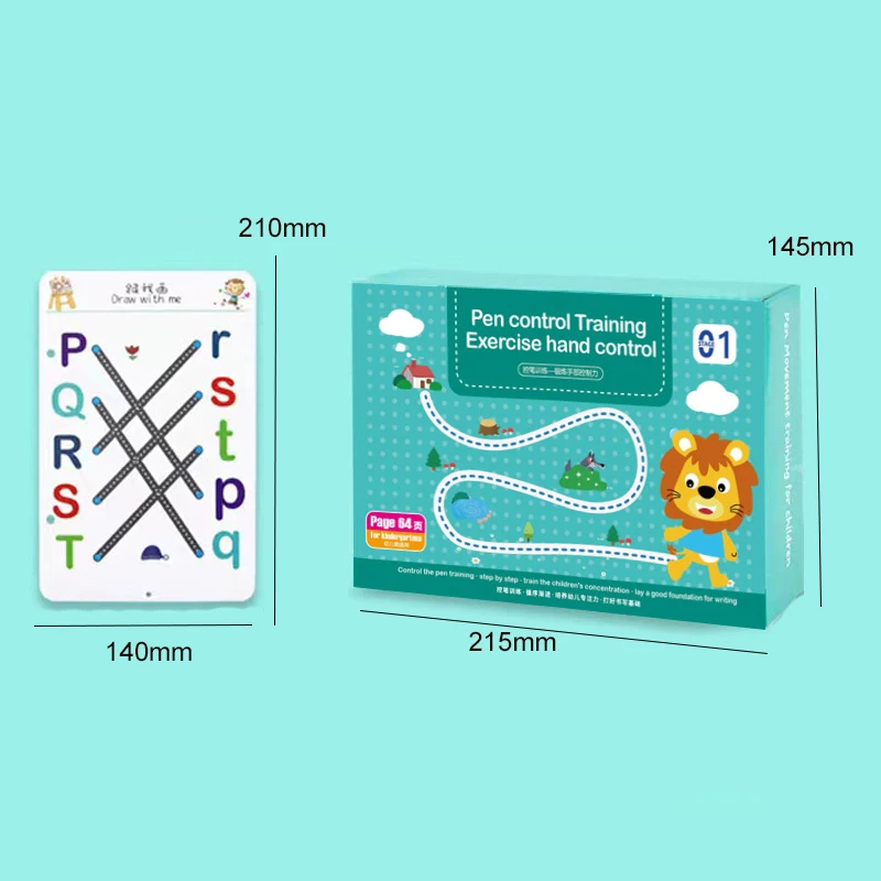 Montessori matemática brinquedos desenho tablet caneta controle mão treinamento matemática jogo livro aprendizagem brinquedos educativos para crianças