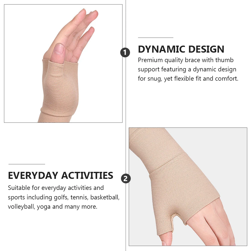 

Wrist Support Glove Lightweight Breathable Ergonomic Design Comfort Fit Premium Quality Thumb Support Suitable Sports Golfs