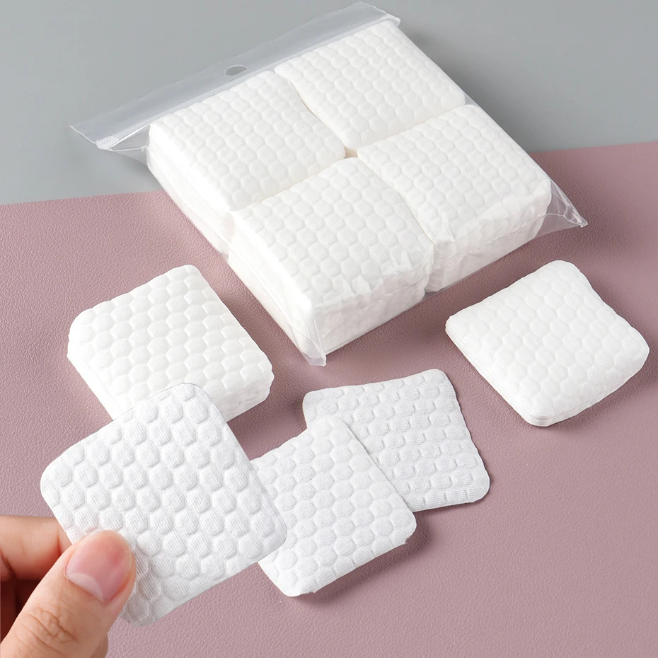 200 szt. Perłowe płatki do usuwania lakieru, bezpyłowe, profesjonalne płatki do paznokci, płatki do usuwania lakieru, płatki kosmetyczne do czyszczenia powierzchni paznokci, narzędzia.