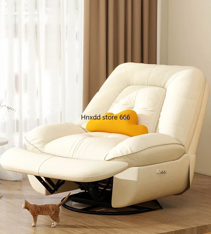 Electric sofa single first-class space multi-functional sofa cabin living room balcony leisure recliner lazy