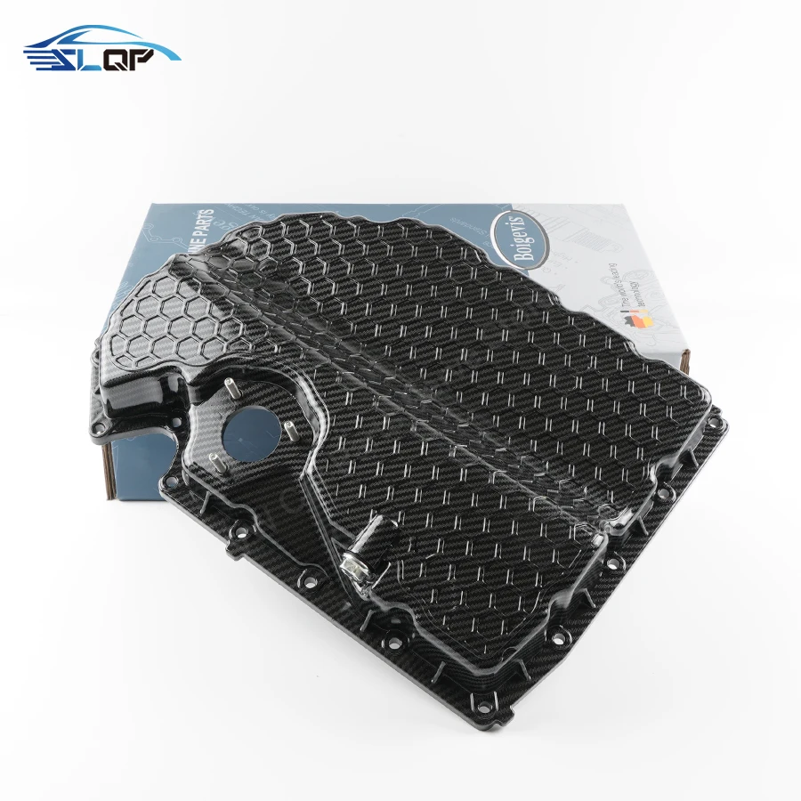 06K103600R Red Black All Aluminum Alloy Improved Oil Tray Waste Oil Pan For Audi A1 A3 Q2 TT VW Golf MK7 Tiguan Passat CC Skoda