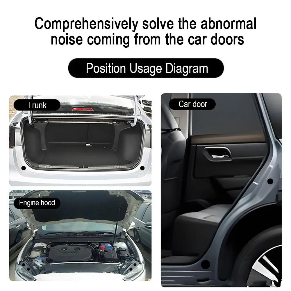 Auto Porta Ammortizzatore Cuscinetti In Silicone Porta Auto Anti-collisione Pad Guarnizione In Silicone Collisione Buffer Pad Shock Universale Anti P4V1