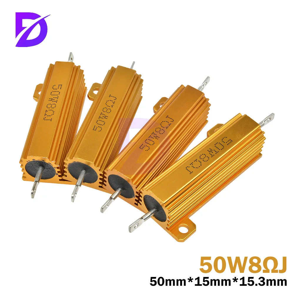 

Aluminum shell winding resistor (aluminum shell cement resistor) with an accuracy of 8 Ω/50W-5%