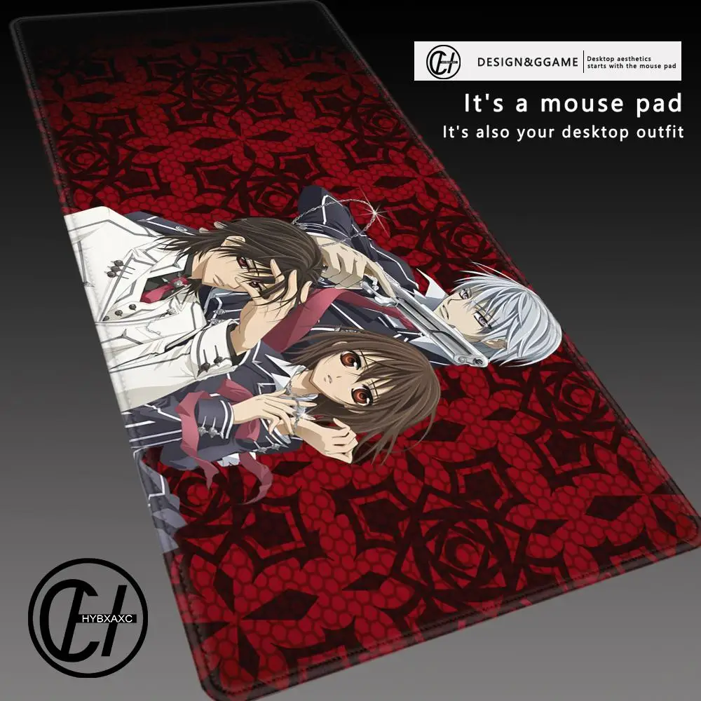 Anime Romantic V-Vampire Knight Mouse Pad Mousepad Large Gaming LockEdge Thickened PC Table Desk Mat