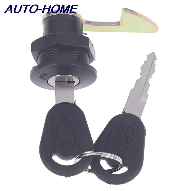 1Set Electric Car Scooter Tail Box Lock Trunk Lock Accessories Motorcycle Rear Locks 2 Keys+1 Lock