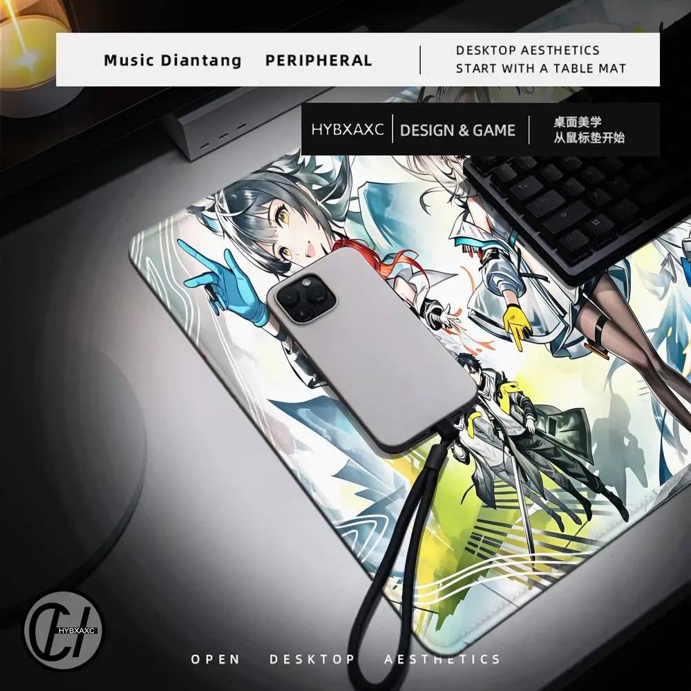 New Game Arknights-endfield Mouse Pad Non-slip Rubber Gaming Mouse Pad Large Mousepad PC HD Desktop Decoration Office Mouse Mat
